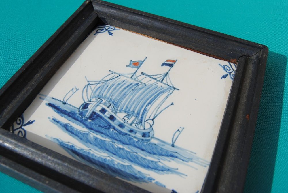 Dois Azulejos pintados à mão Holandeses Tichelaar (Makkum)