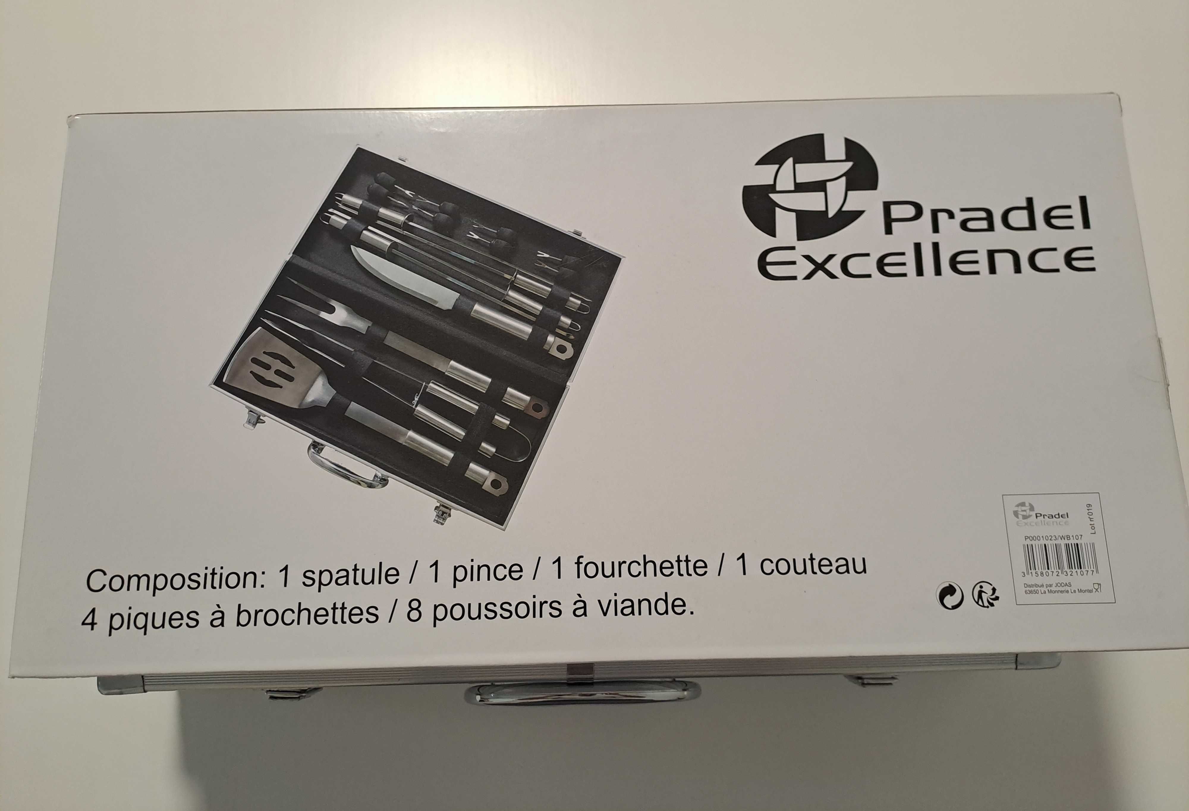 Conjunto de Utensílios para Churrasqueira