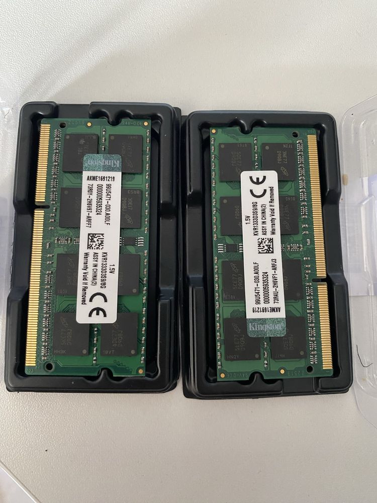 Pamięć RAM Kingston 8GB DDR3 SODIMM 1333MHz KVR13S9S8/8G