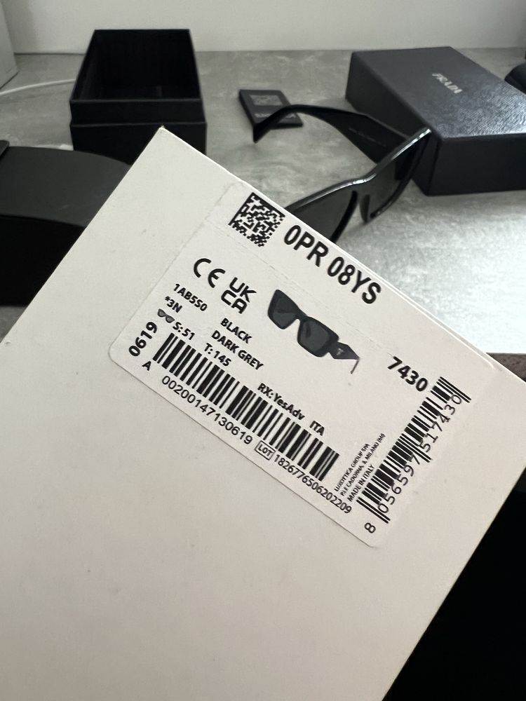 Okulary Prada Oryginalne od Luxottica