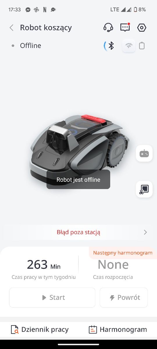 Sunseeker V3 robot koszący AI bez kabla 600 m2