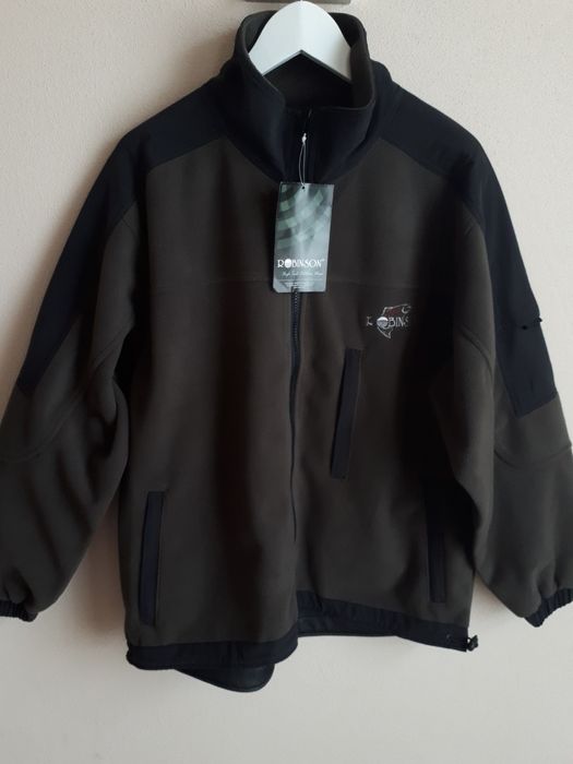 Robinson Bluza kurtka wędkarska polar męska M taktyczna zapinana