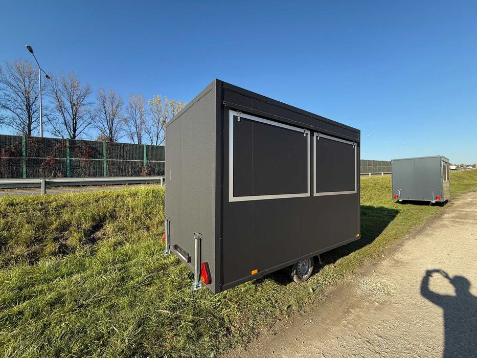 Przyczepa gastronomiczna FoodyWheel 3,5x2m Food Truck DOSTĘPNA OD RĘKI