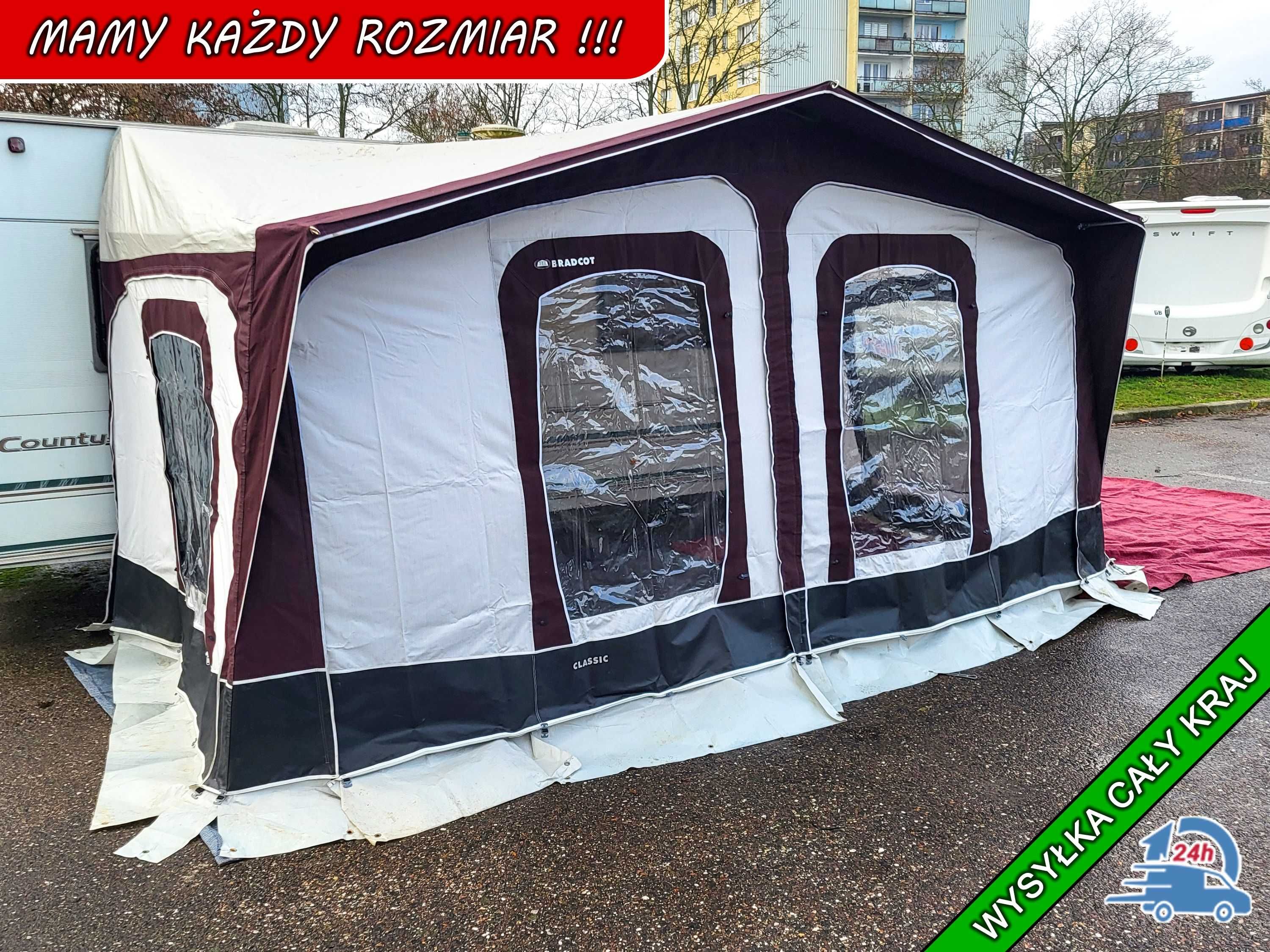 34 Przedsionek do przyczepy kempingowej 825-850 Rozmiar 8 Bradcot