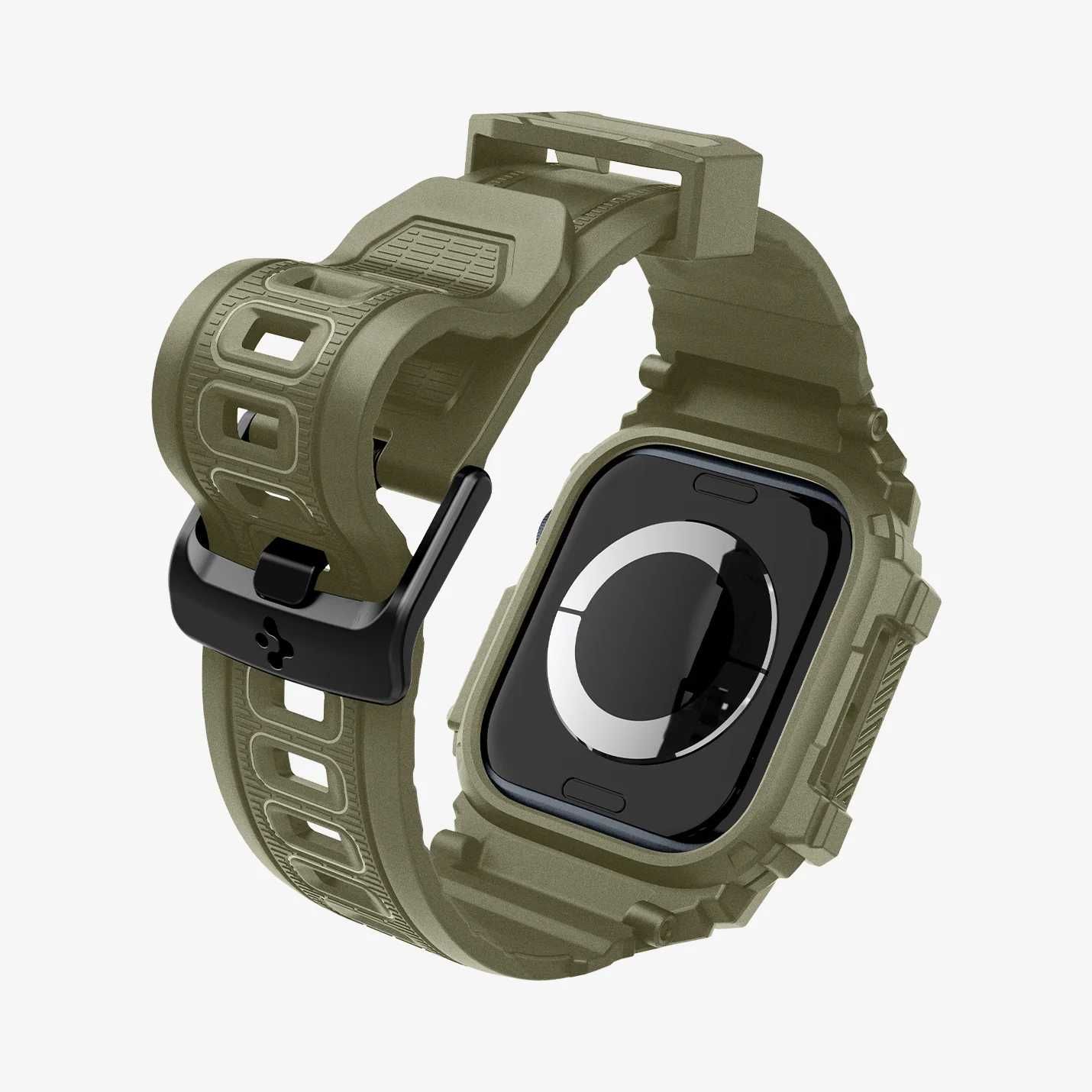 Чехол с ремешком Spigen Rugged Armor Pro для Apple Watch 46 Series 10