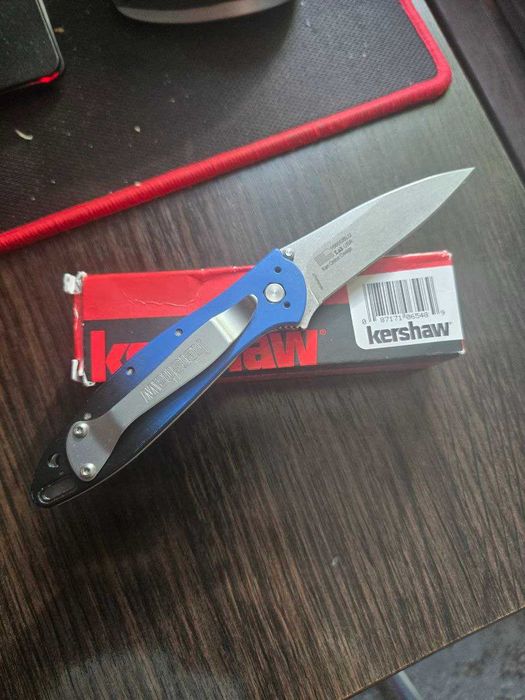 Складаний ніж Kershaw Leek CPM MagnaCut - Blue/Black Gradient