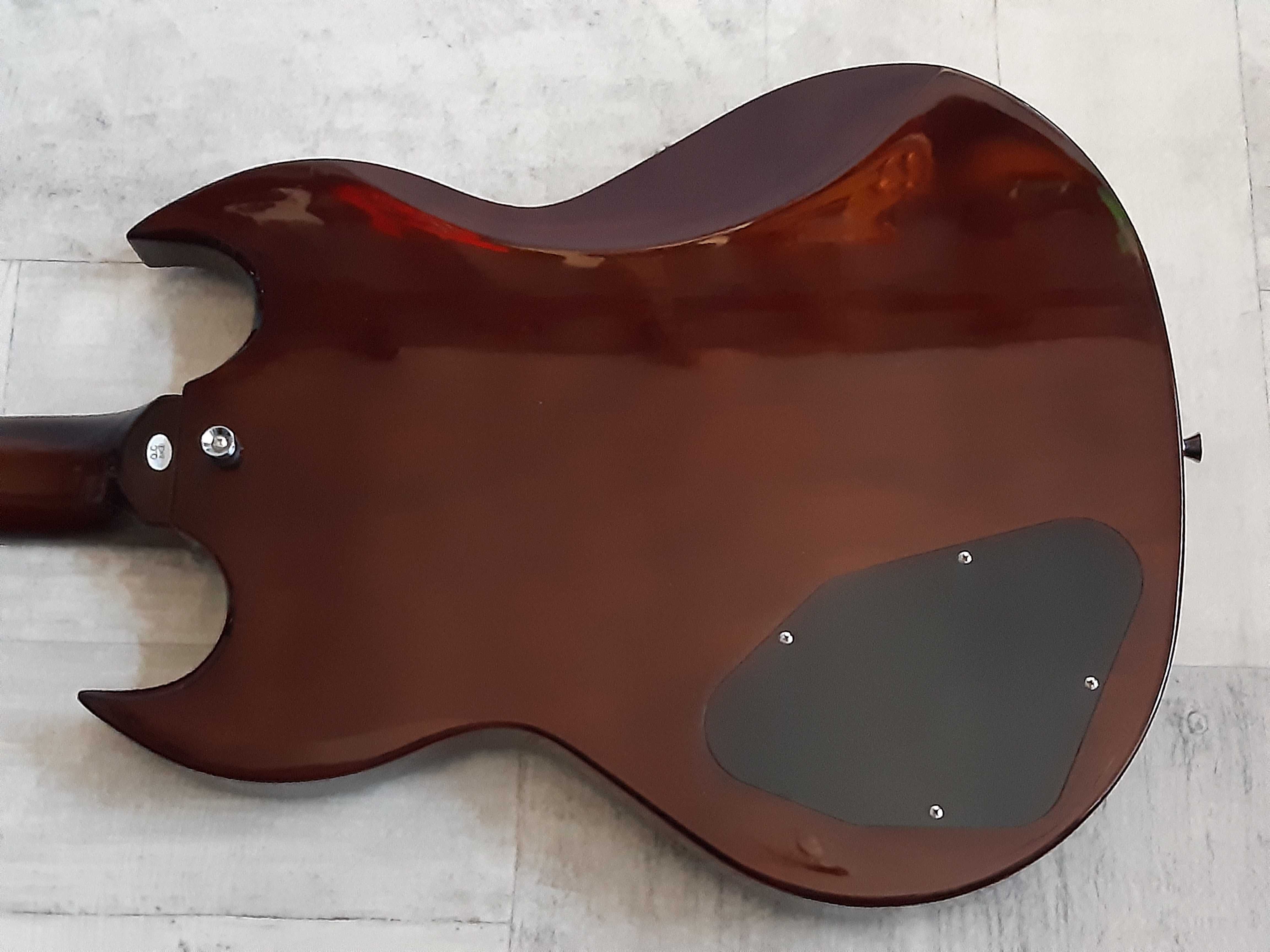 Gitara SG Jay Turser JT50-Transparent Brown-wysyłka Gratis lub zamiana