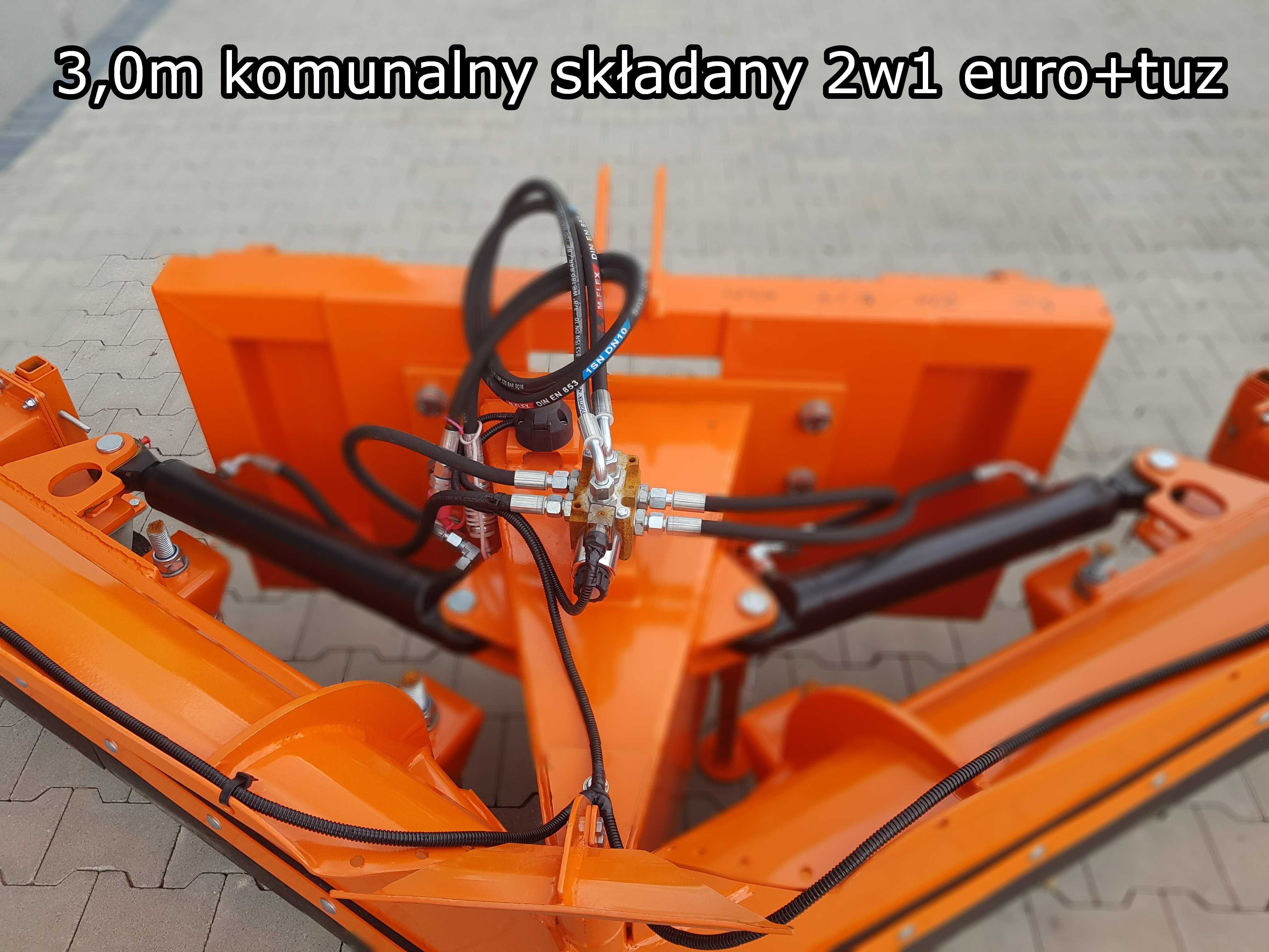 HIT Do śniegu pług SKŁADANY STRZAŁKA śnieżny komunalny *Z TRANSPORTEM*