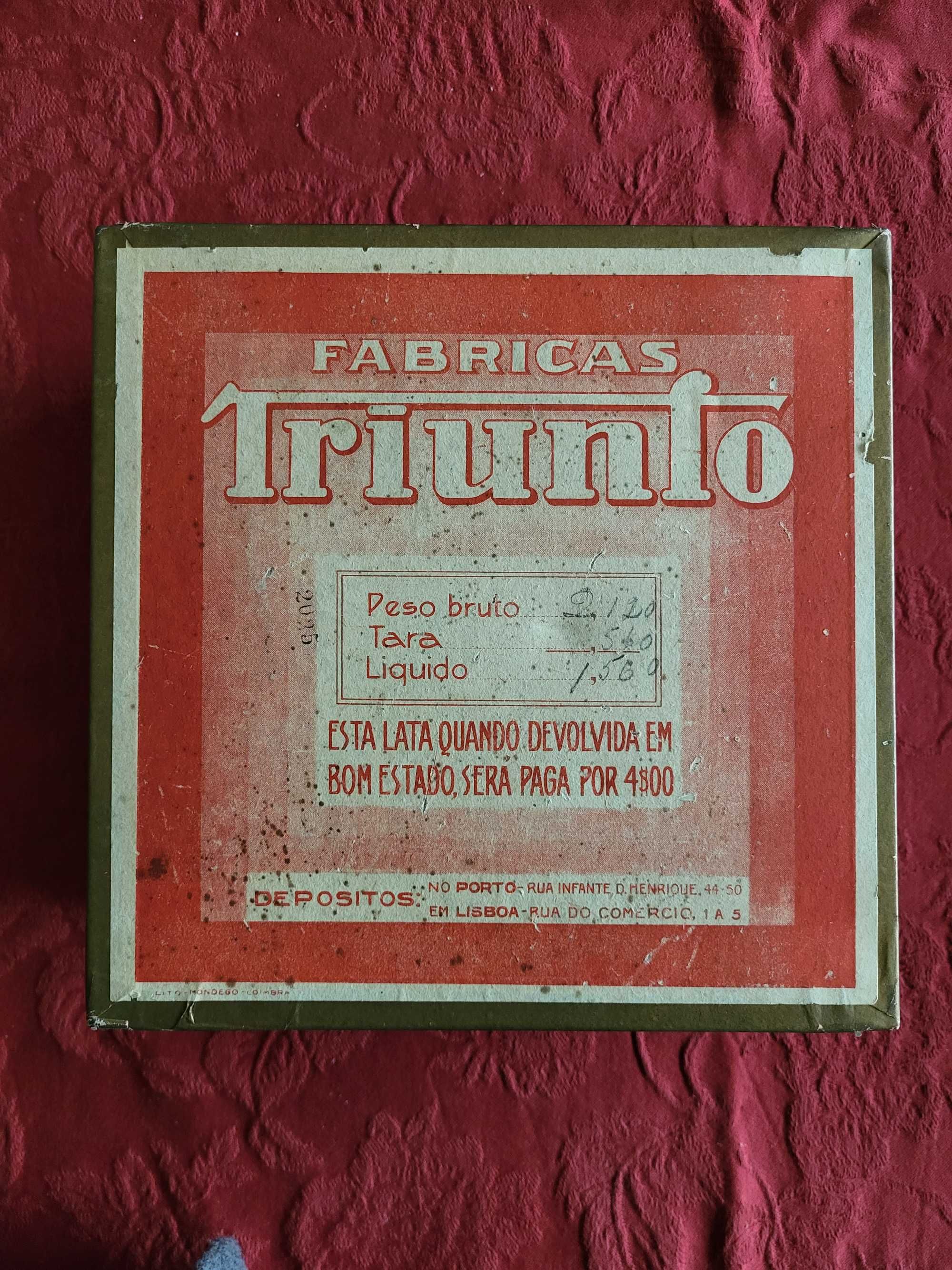 Caixa de bolachas 'Triunfo'