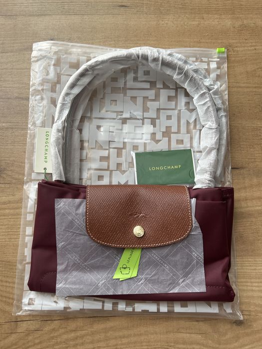 Mala Longchamp bordô