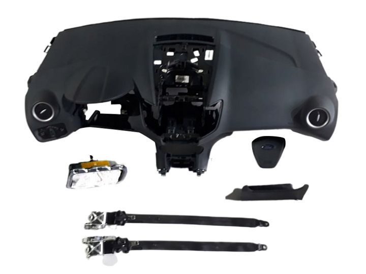 FIESTA MK7 LIFT AIR BAG AIRBAG komplet DESKA ROZDIELCZA KONSOLA PASY