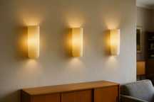 Kinkiety szklane design vintage lata 50 60
