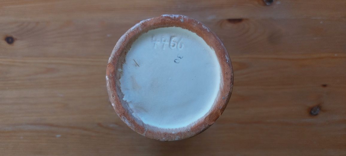 Wazon ceramika liście antyk