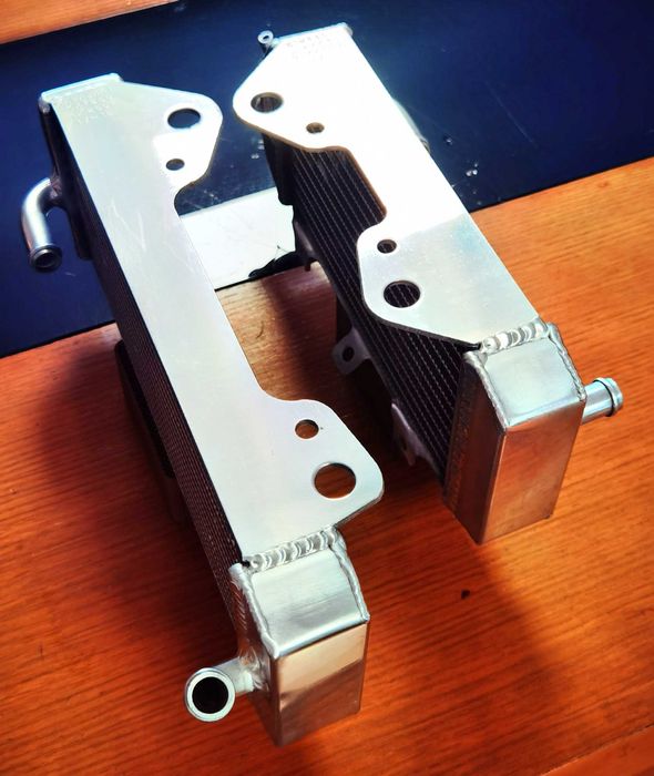 Radiadores KXF250 e KX250F de 2017 e 2018 Alumínio de Alta Performance