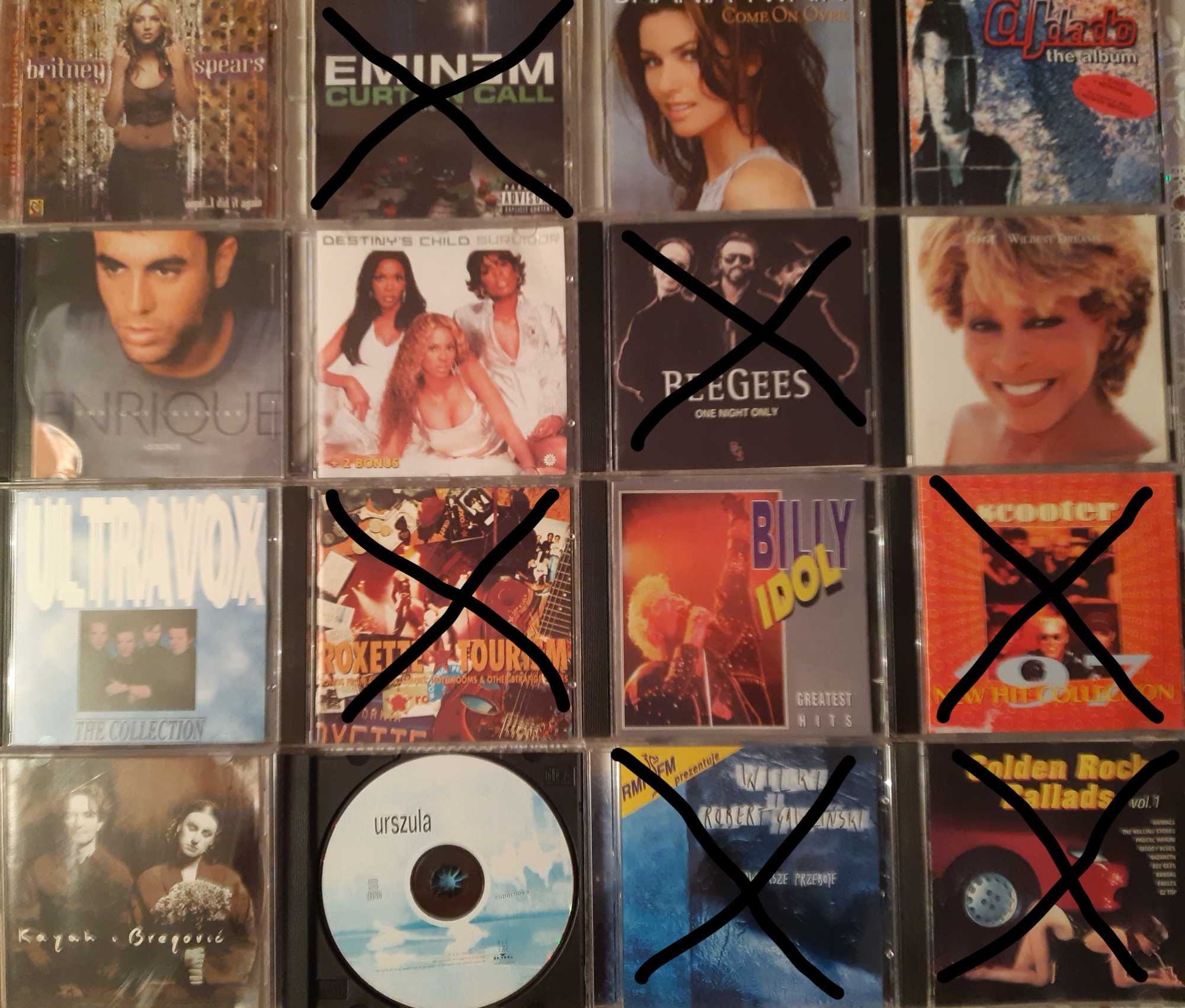 Płyty CD z muzyką -głównie lata 80-te i 90-te