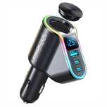 Joyroom szybka ładowarka samochodowa 4w1 USB-A QC3.0 / 2xUSB-C PD 150W