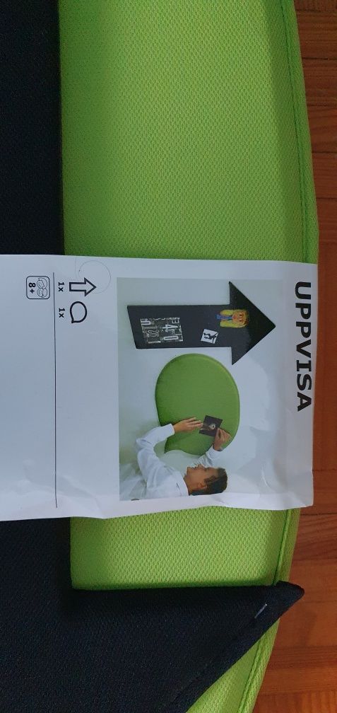 Placa IKEA UPPVISA em preto e verde