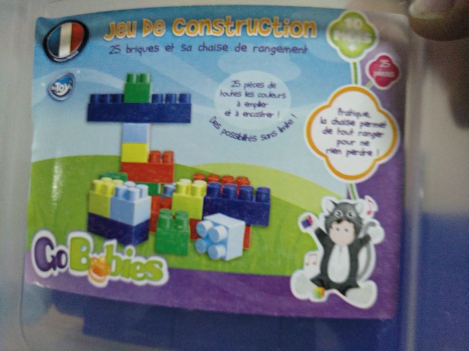 Cadeira com 25 blocos