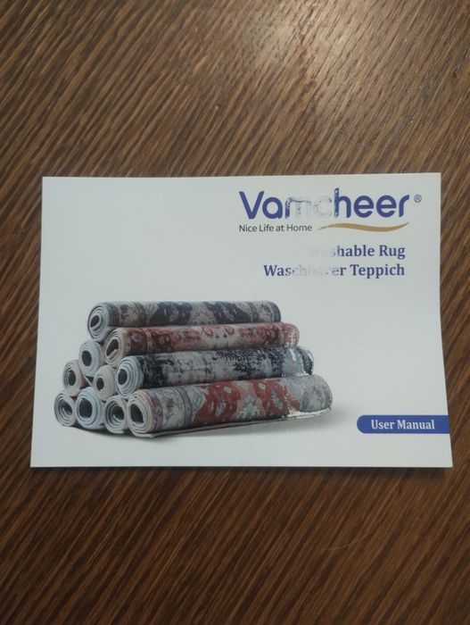 Dywan loftowy szary Vamcheer