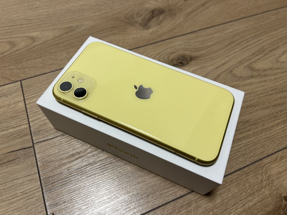 Idealny iPhone 11 128 GB GOLD YELLOW w PERFEKCYJNYM stanie!