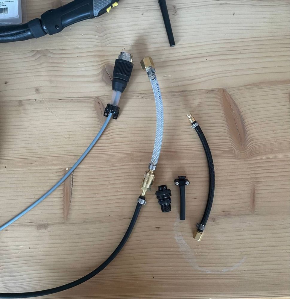 Uchwyt spawalniczy TIG ESAB TIG SR-B 17 - 8m