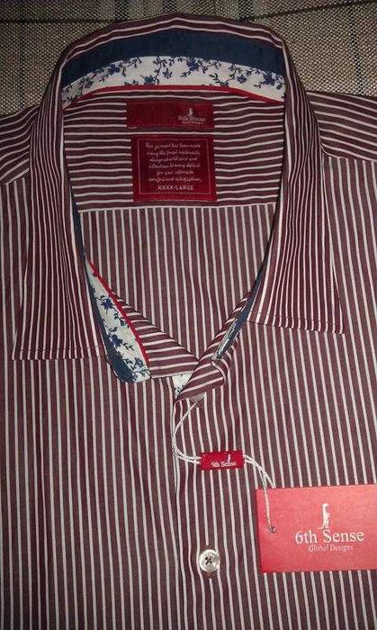 Імпозантна весільна чоловіча сорочка престижного бренду 6th Sense