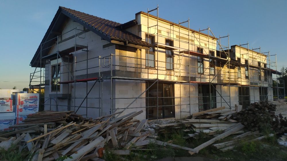 WYNAJEM Czeladź - Rusztowanie elewacyjne fasadowe | Transport Montaż