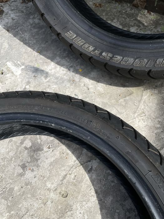 Моторезина 130/70/17 та 110/70/17  комплект, bridgestone