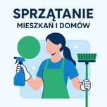 Usługi sprzątające. Posprzątam dom, mieszkanie