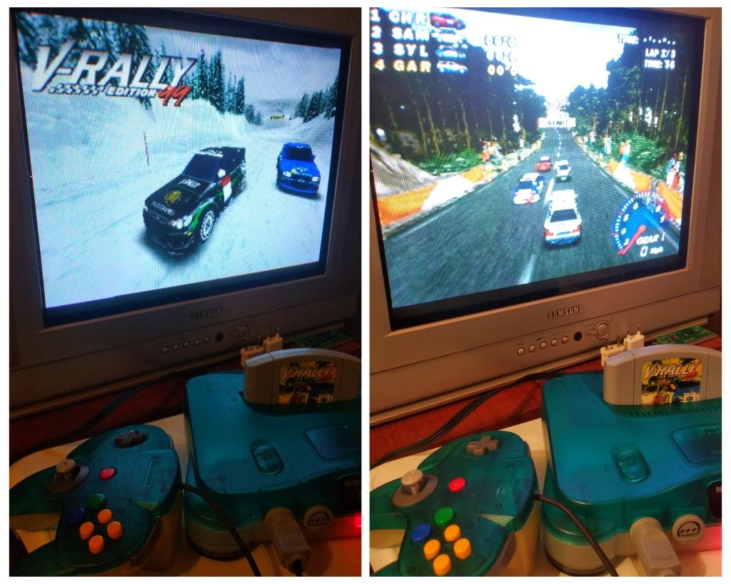 Nintendo 64 n64 pal crystal ice blue limited edition