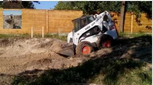 Мінінавантажувач Bobcat, бобкет, гідромолот, бур