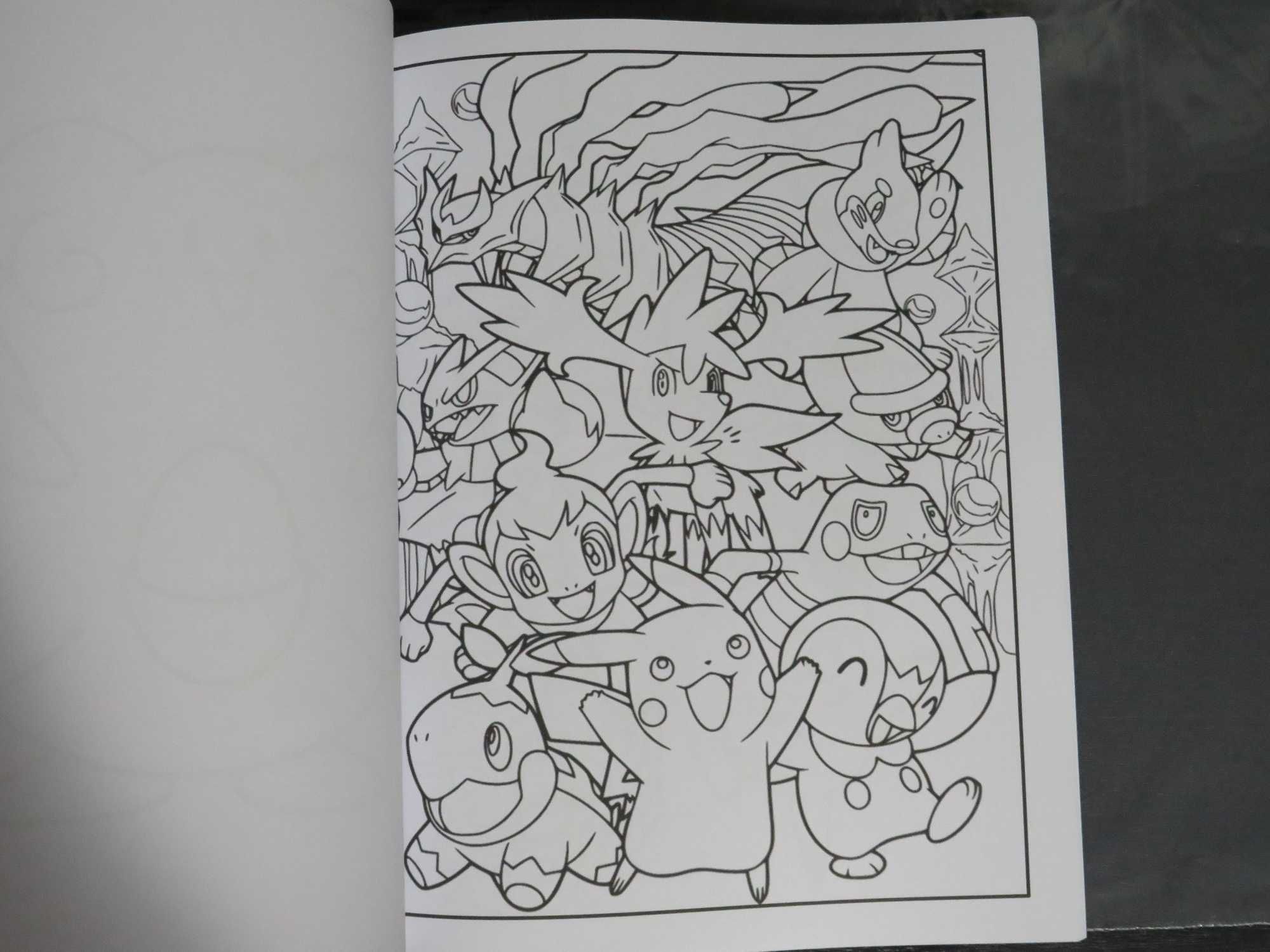 Livro Pokemon para pintar + oferta caixa lapis cera Novo e Selado