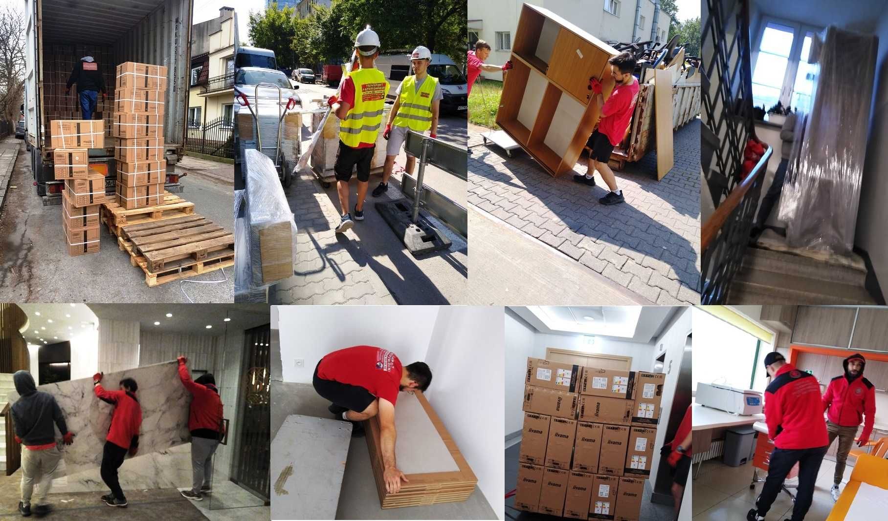 PRZEPROWADZKI TRAGARZE 24h.wnosimy/znosimy gabaryty meble Transport