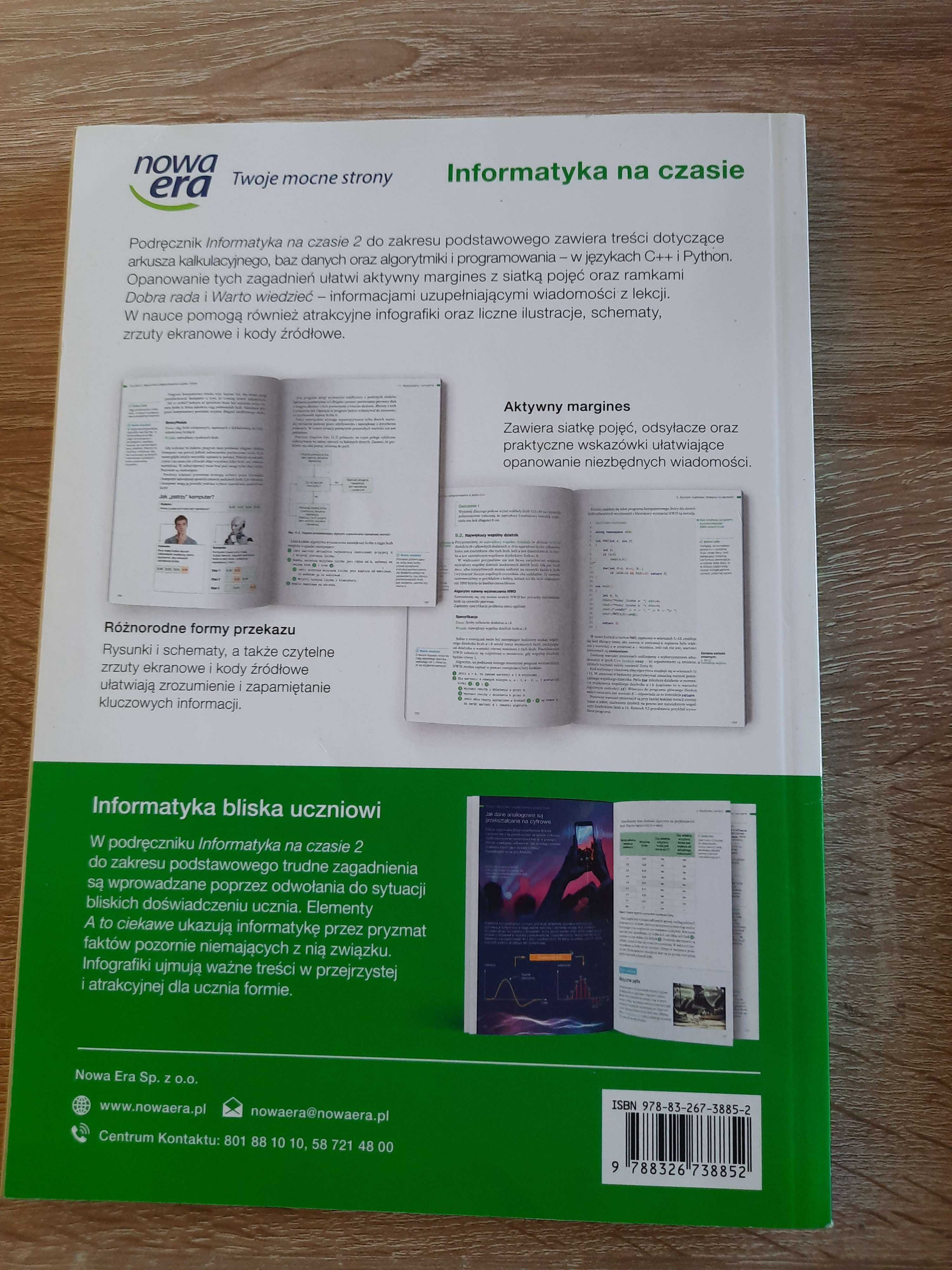 Informatyka na czasie - podręcznik do klasy 2 liceum/technikum