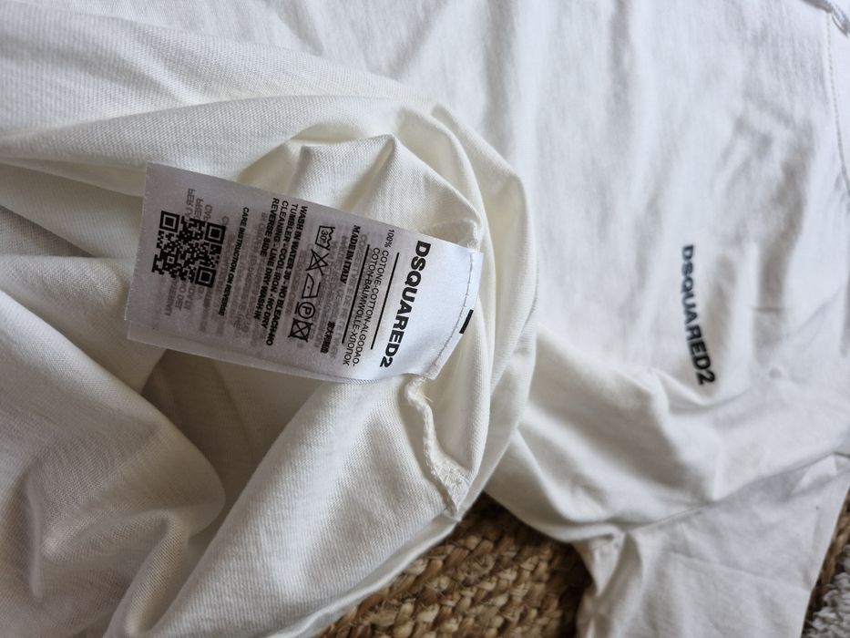 Super koszulka tshirt bawełniany gruba solidna Unisex s m metki  DSQ2