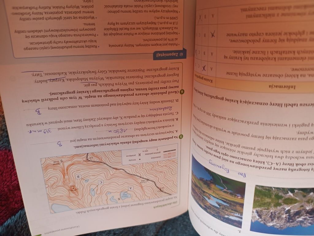 Zeszyt ćwiczeń klasa 7do geografii