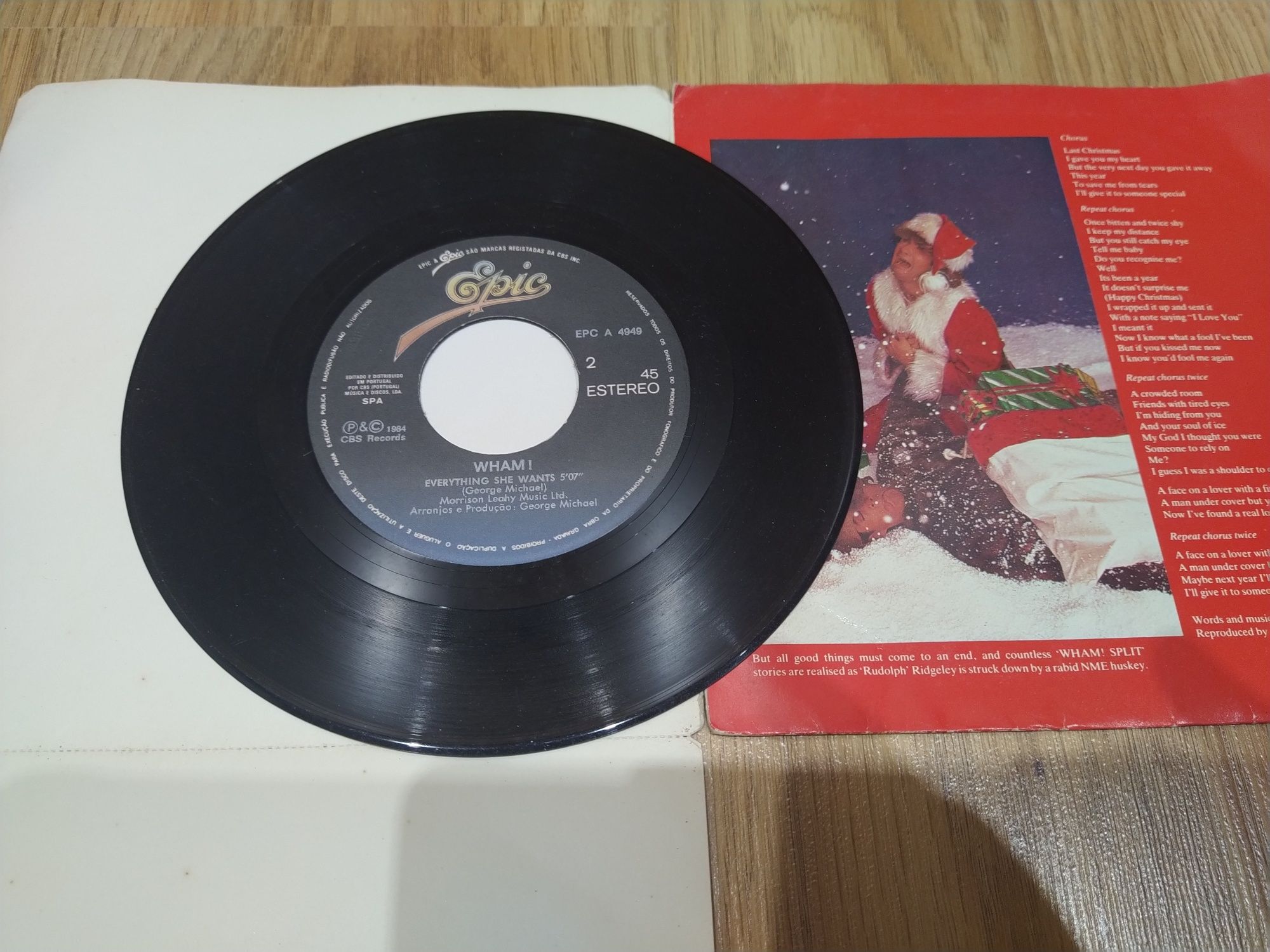 Single em Vinil - Last Christmas dos Wham!