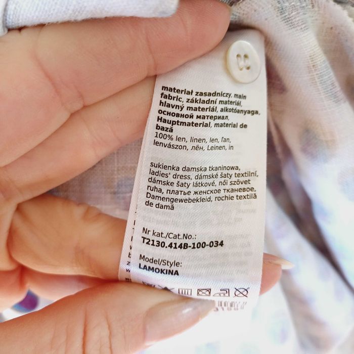 Sukienka tatuum len lniana 34 jak 36-38 stan idealny