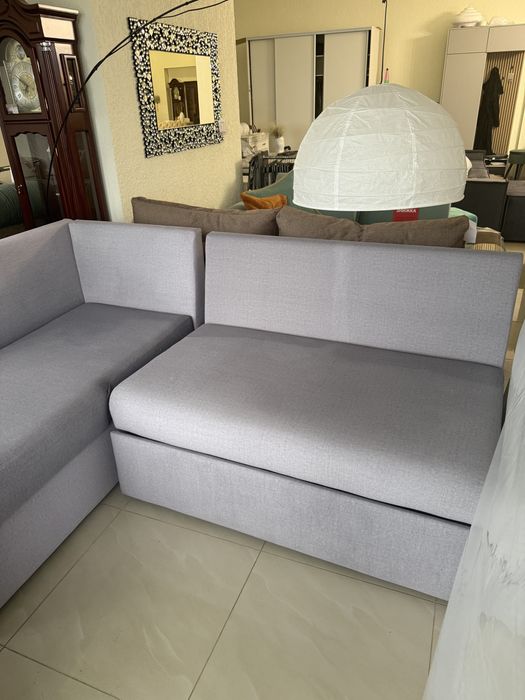 Уцінка! Кутовий диван 170/220 дельфін. Ззаду зашита спинка.