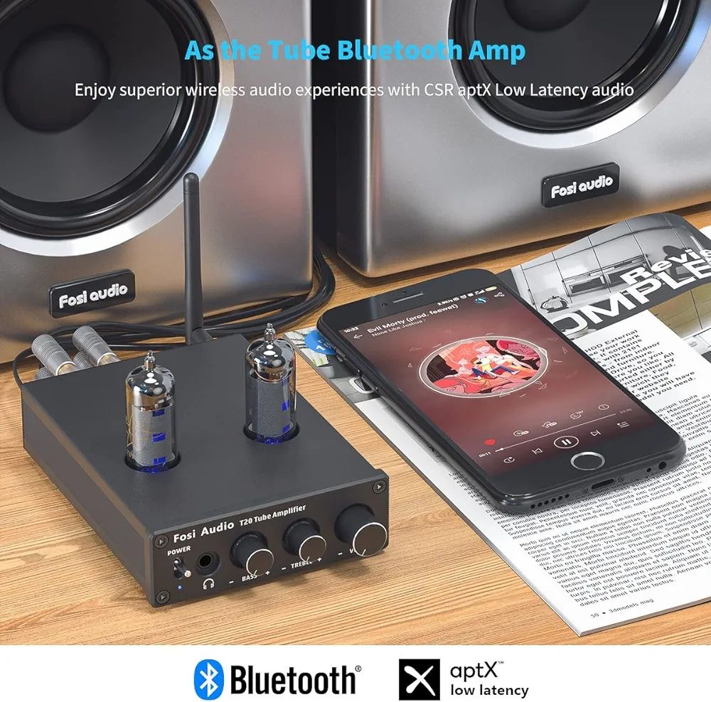 Fosi Audio T20 Bluetooth Valve Amplifier