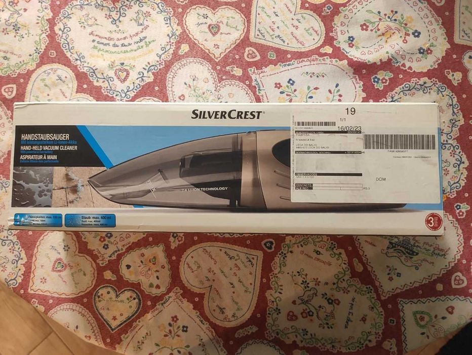 Aspirador Mão Silvercrest Novo