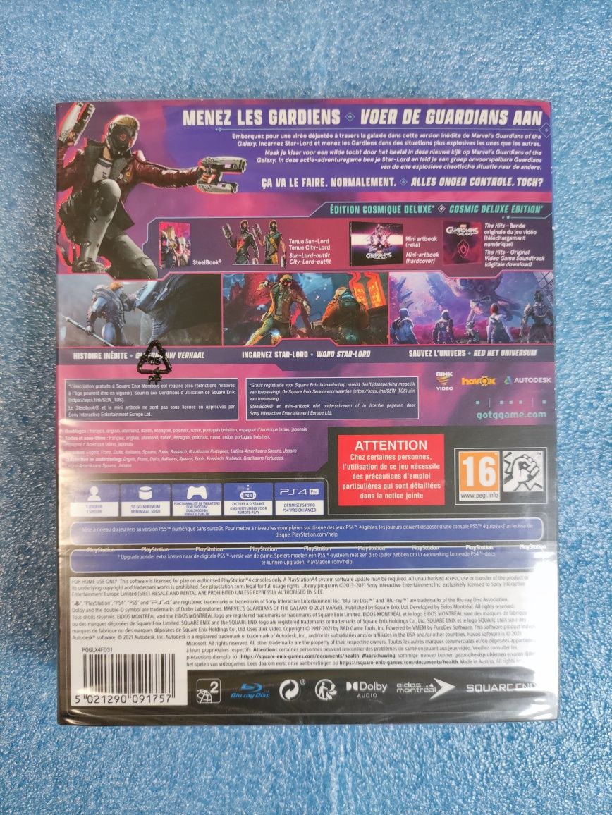 Marvel's Guardians Of The Galaxy: Cosmic Deluxe Edition ( Ps4 )