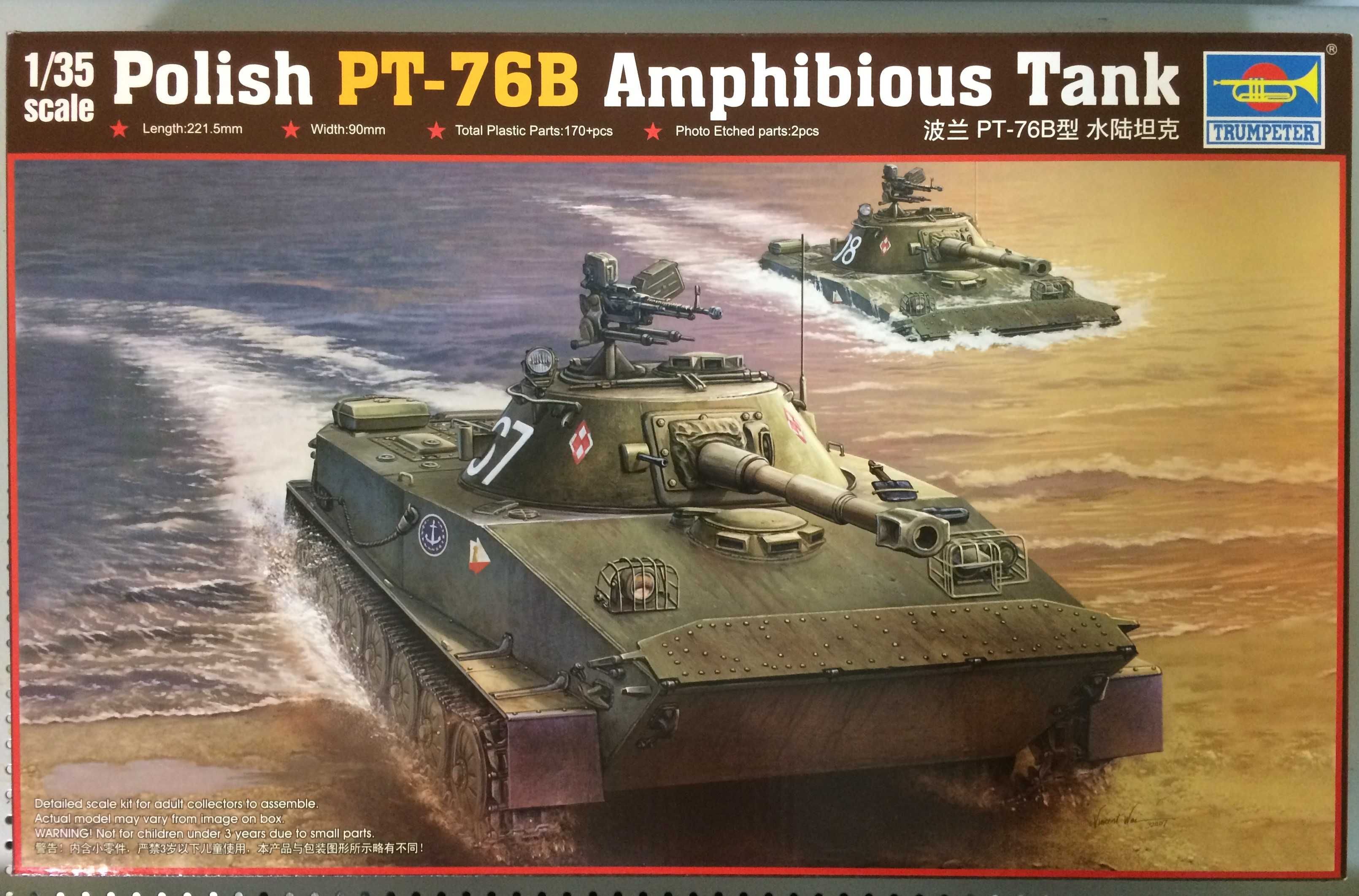 PT-76B Polish 1/35 Trumpeter