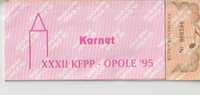 Karnet Opole 1995