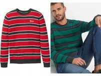 *B.P.C sweter męski w paski XL.