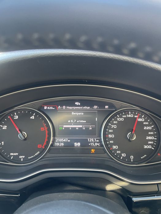 Приборна панель audi a4 b9
