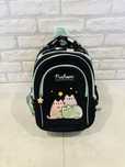 Plecak szkolny Pusheen St. Majewski, czarny, stan db+; GRATIS