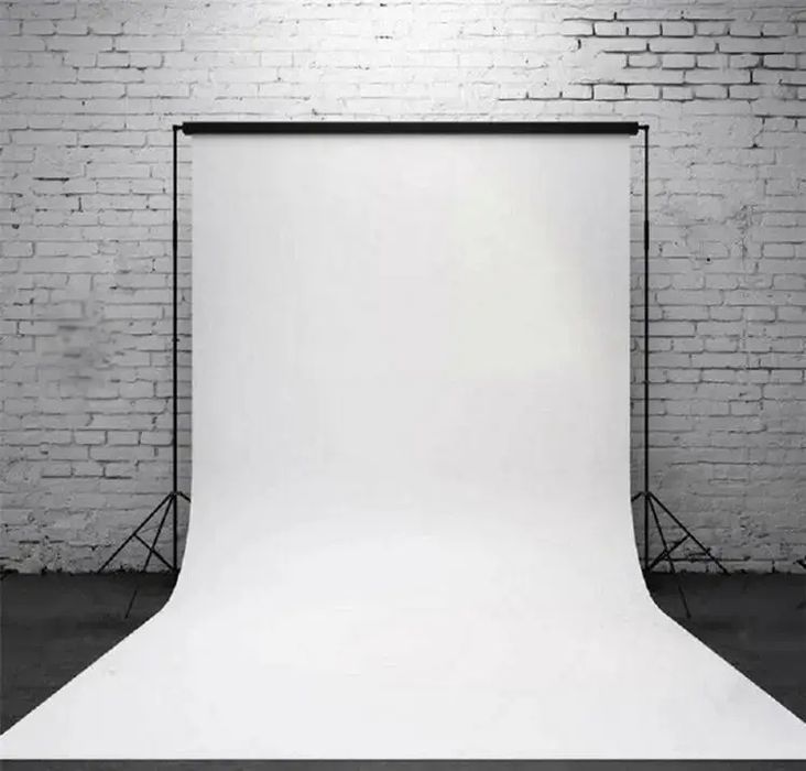 Банерний фотофон 2х2,5.Вініловий Фон Білий