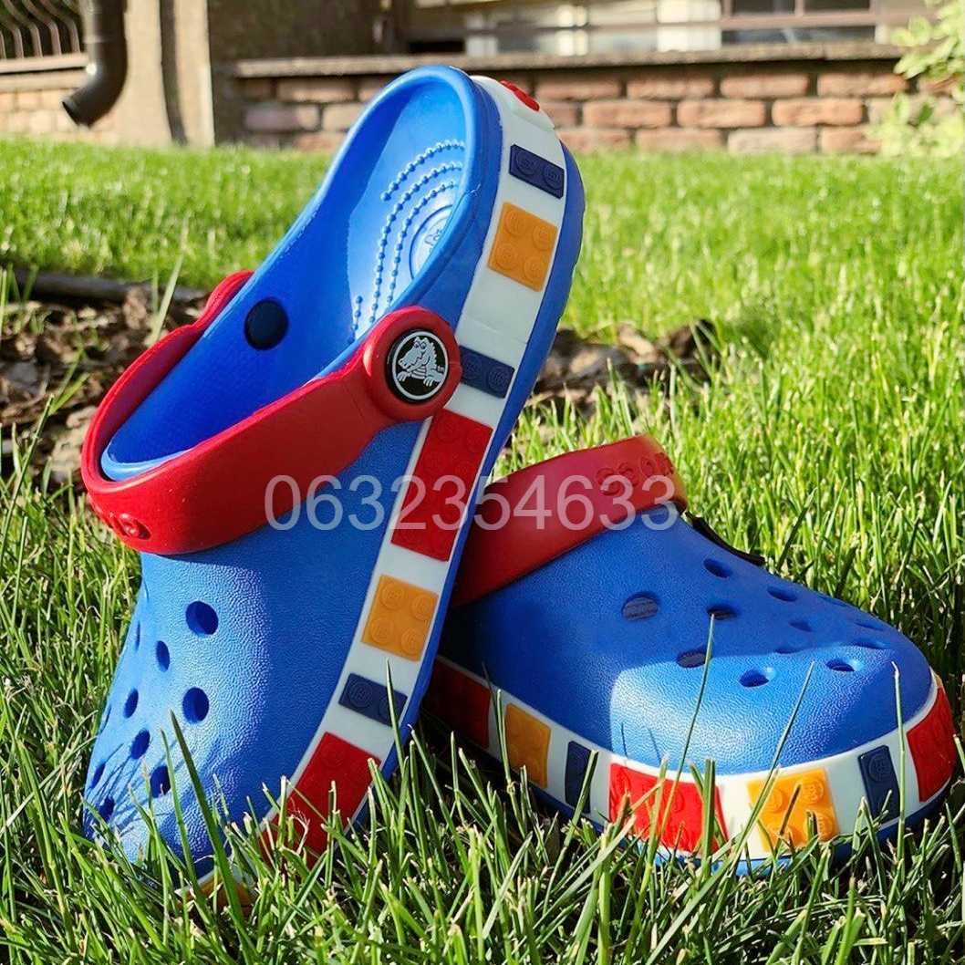 Крокcи дитячі на Дівчинку та Хлопчика Крокс Лего Кідс Crocs LEGO kids!