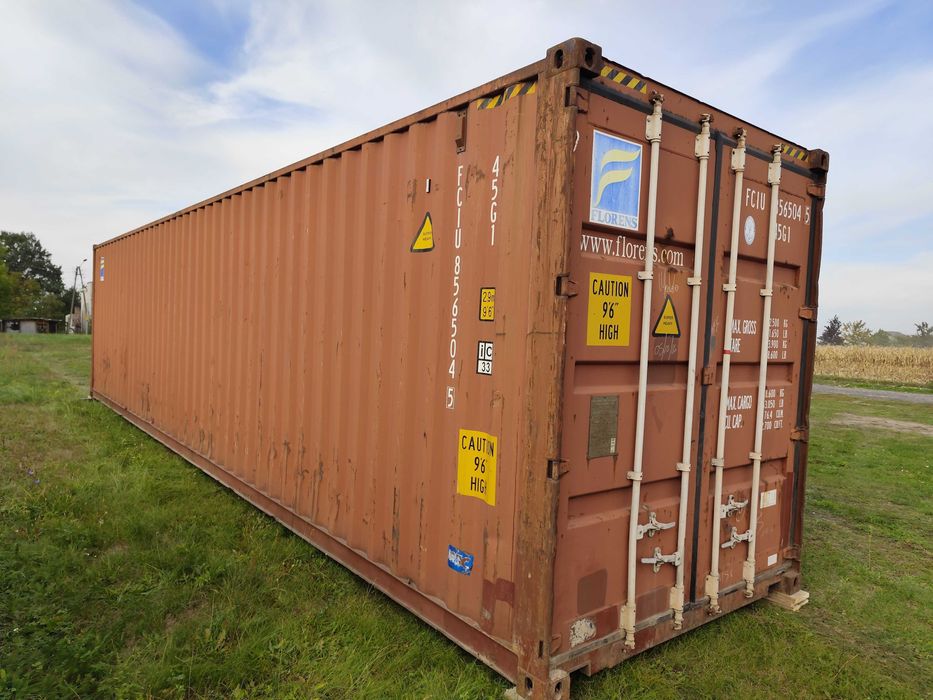 kontener morski 12m / 40 HC / dostawa / rozładunek